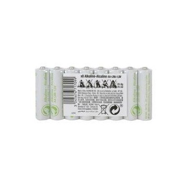 Auchan piles alcaline 1,5V AA LR6 x8