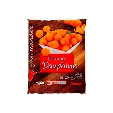 AUCHAN Pommes de terre dauphine 750g