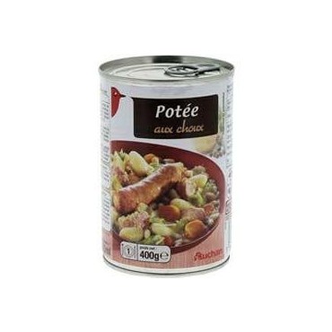 Auchan potée aux choux 400g