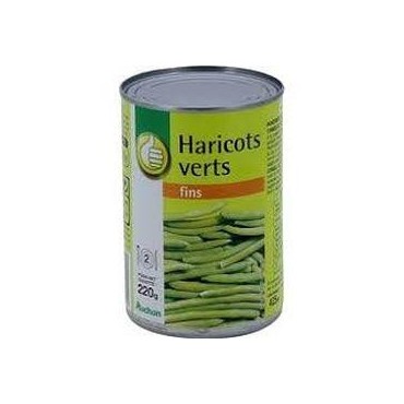 Auchan Pouce haricots verts fins 440 g