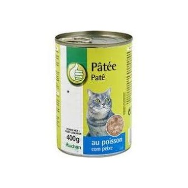 Auchan Pouce pâtée au poisson pour chat 400 g