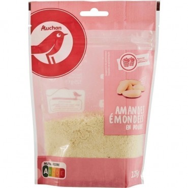 Auchan poudre amandes 125g