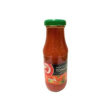 Auchan pur jus de tomate salé à 6g/l 20cl