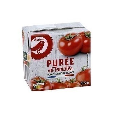 Auchan purée de tomates de Provence 500g