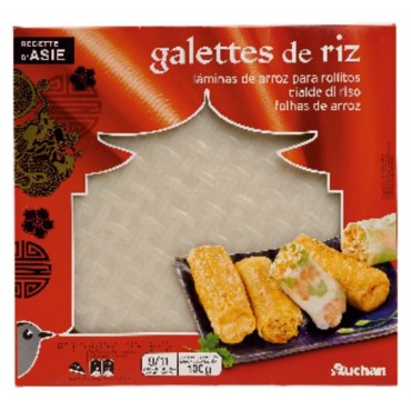 Auchan recette d’Asie galettes de riz 100g