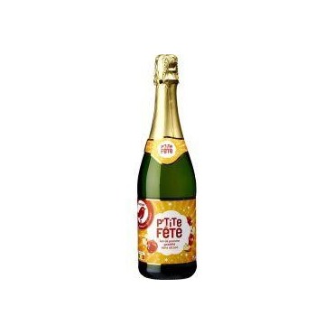 Auchan Rik & Rok Ptite Fête jus de pomme gazéifié 75cl