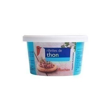 Auchan rillettes de thon 125g