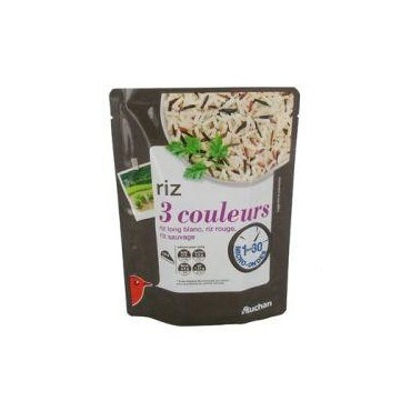 Auchan riz 3 couleurs 250g