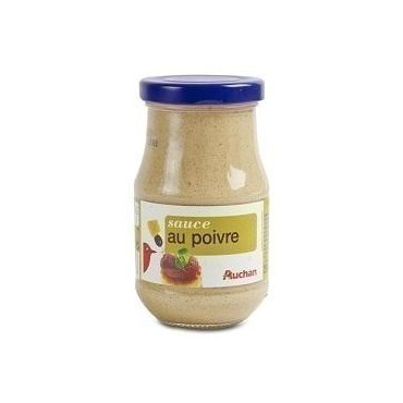 Auchan sauce au poivre 240g