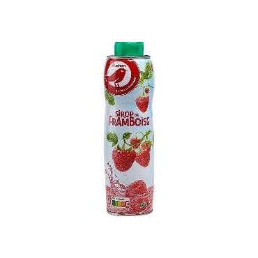 Auchan sirop framboise 60cl