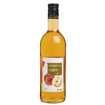 Auchan vinaigre de cidre 75cl