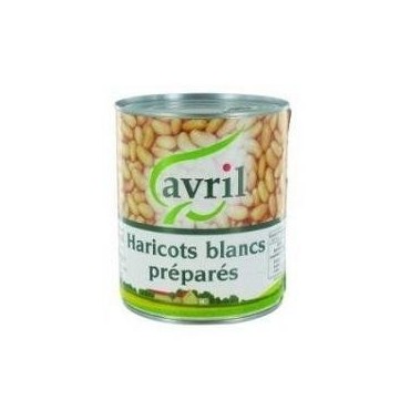 Avril haricots blancs préparés 400g