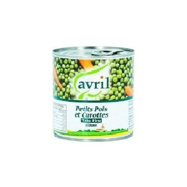 Avril petits pois et carottes très fins 400g