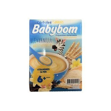 Babybom céréales au blé & vanille 200g
