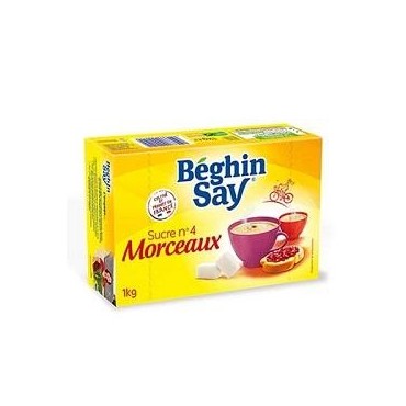 Beghin Say sucre en morceaux 1kg