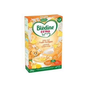 Blédine Extra flocons de céréales lactés instantanés aux fruits...