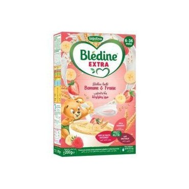 Blédine Extra flocons de céréales lactés instantanés banane &...