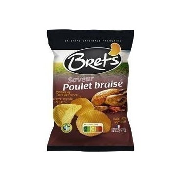 Bret's chips saveur poulet braisé 125g