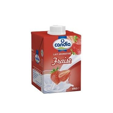 CANDIA Lait Aromatise Fraise 50CL