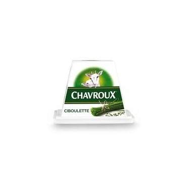 CHAVROUX fromage de chèvre a la ciboulette 150G