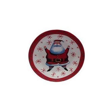 Christmas assiette à dessert - sant