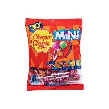 CHUPA CHUPS Mini sucettes aux fruits 30 sucettes 180g