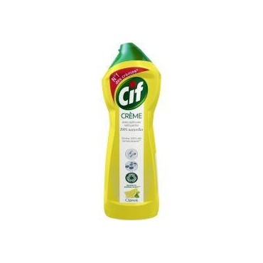 Cif crème avec particules nettoyantes 100% naturelles citron 750ml