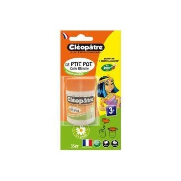 Cléopâtre le ptit pot colle blanche parfum amande 35g
