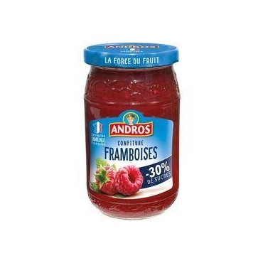 Confiture Framboises Allégée ANDROS 350G