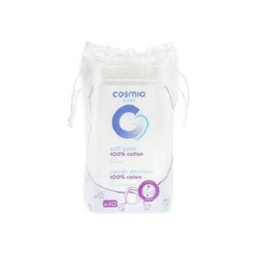 Cosmia baby coton carrés x40