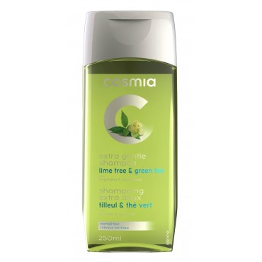 Cosmia extra doux shampooing tilleul thé vert 250ml
