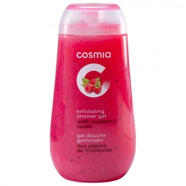 Cosmia gel douche gommant aux pépins de framboise 250ml