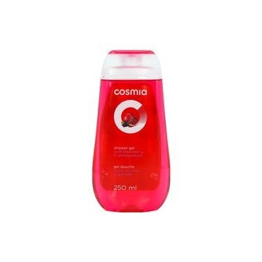 Cosmia gel douche mûre sauvage grenade 250ml
