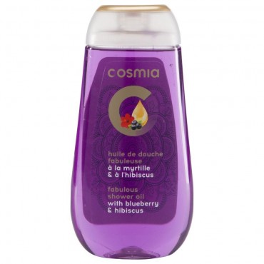 Cosmia huile de douche myrtille hibiscus 250ml