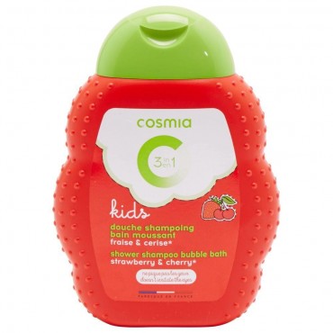 Cosmia kids 3 en 1 bain douche shampooing 250ml
