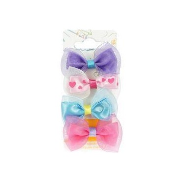 Cosmia kids élastique cheveux nœud papillon x4