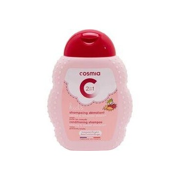 COSMIA Kids shampoing enfant démêlant cerise & amande douce 250ml