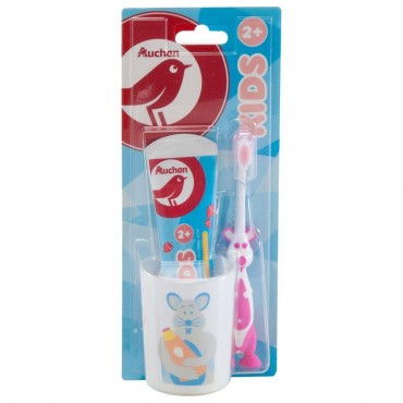Cosmia kit brosse à dent souple 2 ans+ 50ml