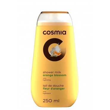 Cosmia lait de douche fleur d'oranger 250ml