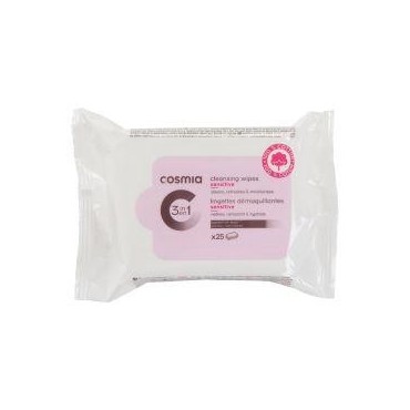 Cosmia lingettes démaquillantes sensitive