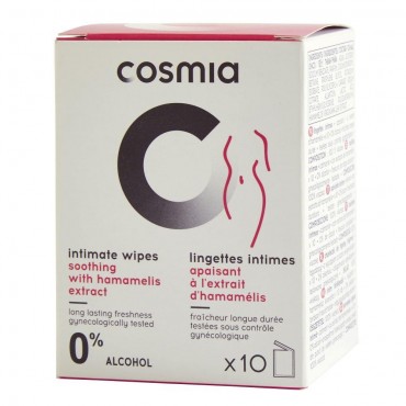 Cosmia lingettes intimes