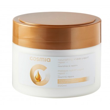 Cosmia masque enrichi en kératine pour cheveux abîmés 300ml