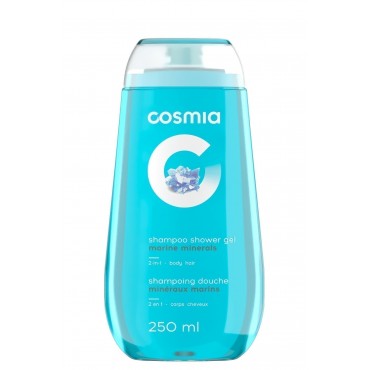 Cosmia shampoing douche minéraux marins 250ml