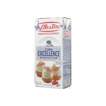 Crème Entier Excellence Elle & Vire 1L