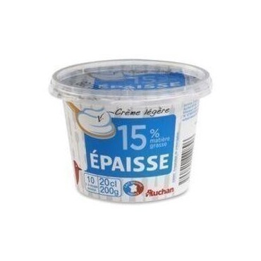 Crème Légère 15% Epaisse 20CL