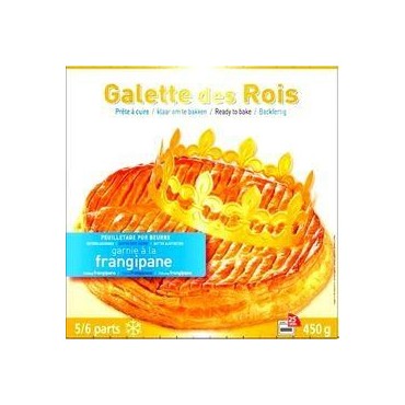 CROUSTI France Galette des rois à la frangipane 5-6 parts 450g