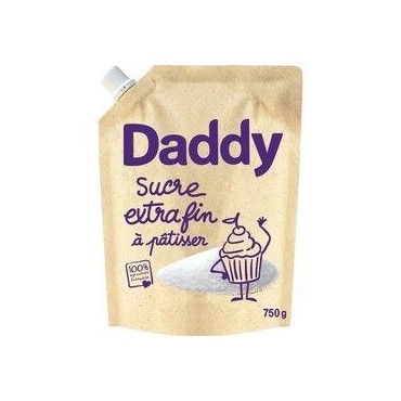 DADDY Sucre blanc extra fin à pâtisser 750g