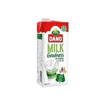 Dano lait liquide écrémé UHT 0,3 MG 1L