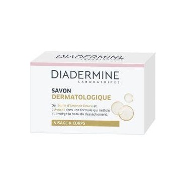 Diadermine savon dermatologique visage & corps 100g