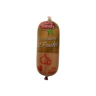 Dindy saucisson poulet à l'ail 200g